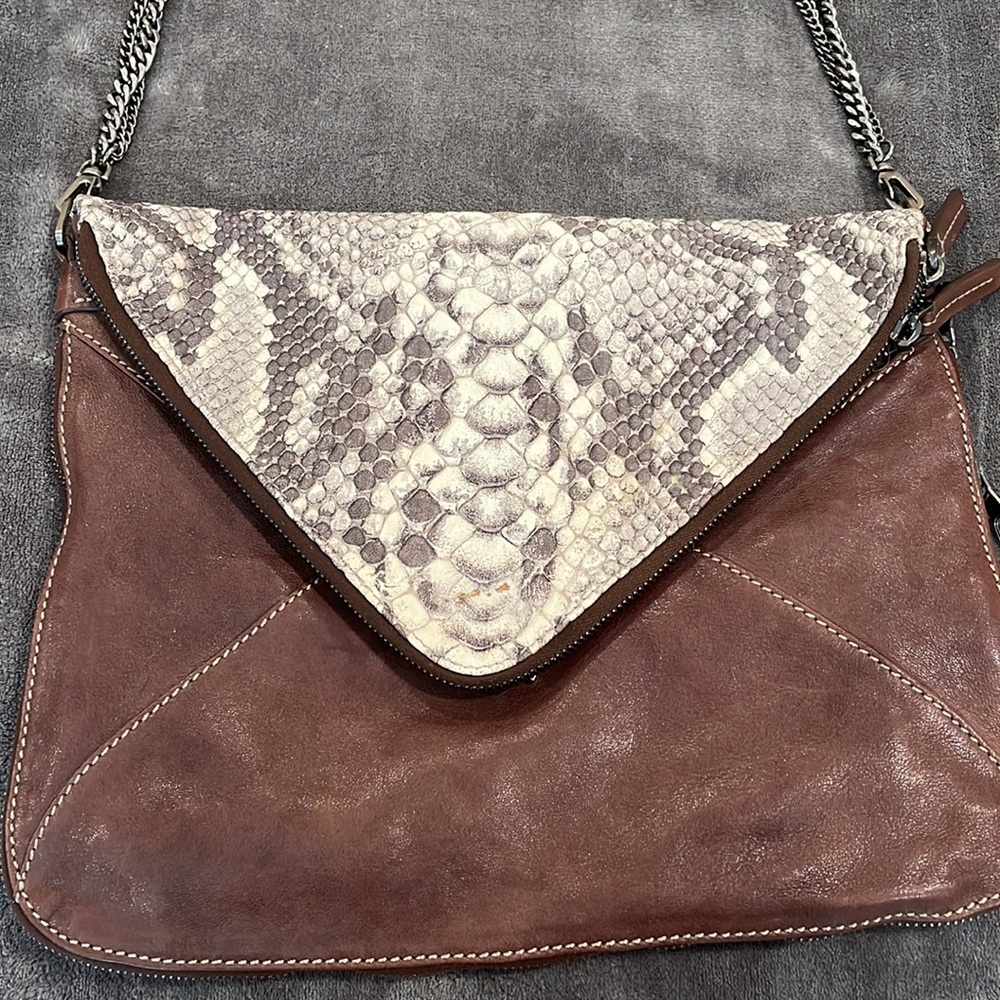 Boyy Python Embossed Handbag - image 2